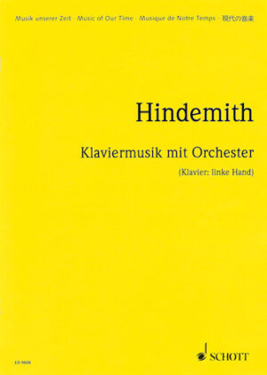 Klaviermusik mit Orchester, Op. 29 (1923)