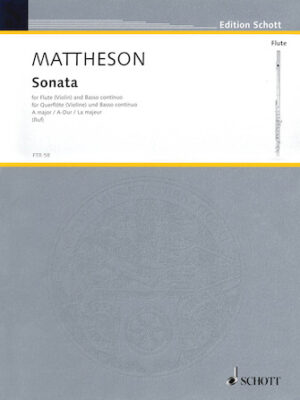 Sonata A Major For Flute (violin) And Basso Continuo