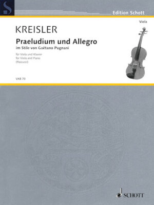 Praeludium und Allegro Praeludium und Allegro
