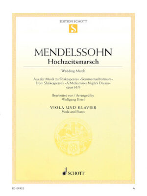 Wedding March – Op. 61, No. 9 from A Midsummer Night’s Dream