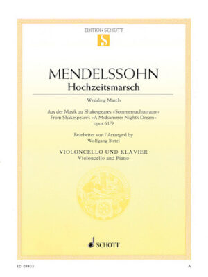 Wedding March – Op. 61, No. 9 from A Midsummer Night’s Dream