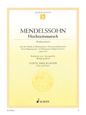 Wedding March, Op. 61, No. 9 from Shakespeare’s A Midsummer Night’s Dream