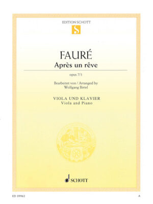Après un rêve, Op. 7/1 Après un rêve, Op. 7/1