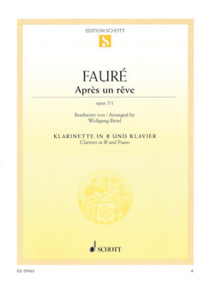 Après un rêve, Op. 7/1 Après un rêve, Op. 7/1