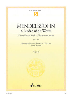 Six Songs Without Words Op. 53 Six Songs Without Words Op. 53