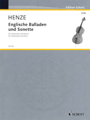 Englische Balladen und Sonette (1984/85; 2003) Englische Balladen und Sonette (1984/85; 2003)