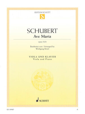 Ave Maria Op. 52, No. 6 Ave Maria Op. 52, No. 6