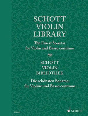 Schott Violin Library – The Finest Baroque Sonatas