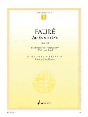 Après un rêve, Op. 7/1 Après un rêve, Op. 7/1