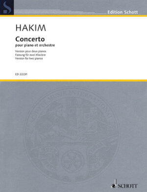 Concerto for Piano and Orchestra Concerto for Piano and Orchestra