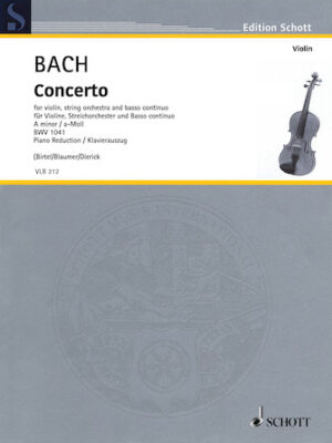 Concerto in A Minor, BWV 1041 Concerto in A Minor, BWV 1041