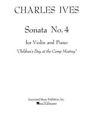 Sonata No. 4: Childrens Day at the Camp Meeting Sonata No. 4: Childrens Day at the Camp Meeting