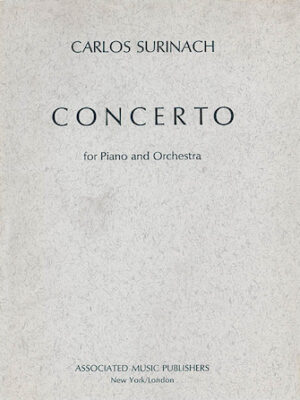 Concerto for Piano and Orchestra (1973)