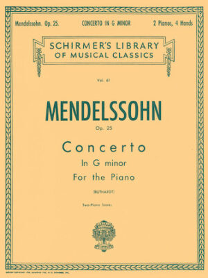 Concerto No. 1 in G Minor, Op. 25 Concerto No. 1 in G Minor, Op. 25