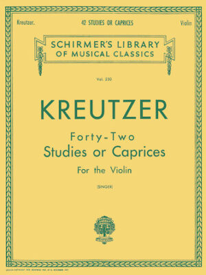 Kreutzer – 42 Studies or Caprices Kreutzer – 42 Studies or Caprices
