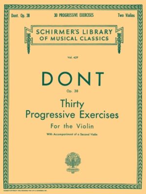 30 Progressive Exercises, Op. 38 30 Progressive Exercises, Op. 38