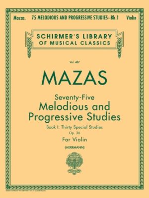 75 Melodious and Progressive Studies, Op. 36 – Book 1 75 Melodious and Progressive Studies, Op. 36 – Book 1