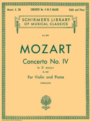 Concerto No. 4 in D Major, K.218 Concerto No. 4 in D Major, K.218