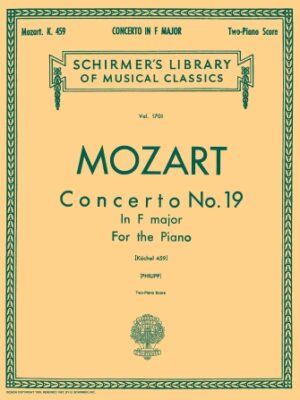 Concerto No. 19 in F, K.459 Concerto No. 19 in F, K.459
