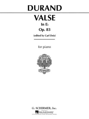 Valse in E Flat, Op. 83 Valse in E Flat, Op. 83
