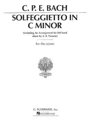 Solfeggietto in C Minor Solfeggietto in C Minor