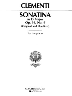 Sonatina in D Major, Op. 36, No. 6 Sonatina in D Major, Op. 36, No. 6