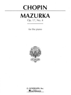 Mazurka, Op. 17, No. 4 in A Minor