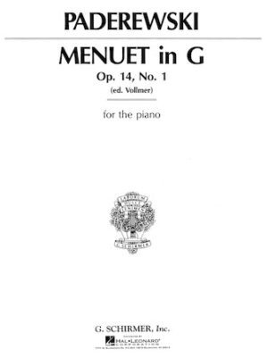 Menuet in G, Op. 14, No. 1