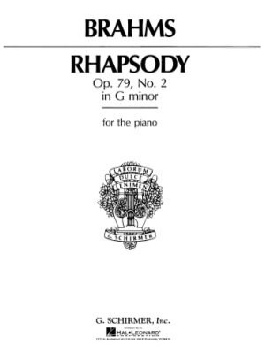 Rhapsody in G Minor, Op. 79, No. 2 Rhapsody in G Minor, Op. 79, No. 2