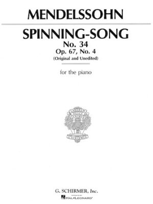Spinning Song, Op. 67, No.34 Spinning Song, Op. 67, No.34