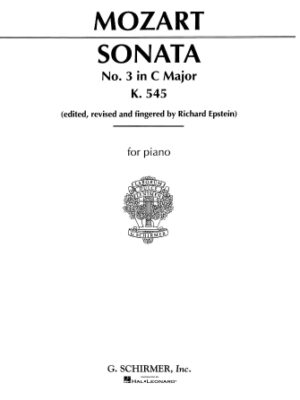 Sonata No. 3 in C Major K545 Sonata No. 3 in C Major K545