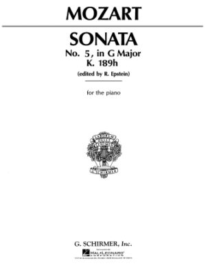 Sonata No. 5 in G Major K189H/283 Sonata No. 5 in G Major K189H/283