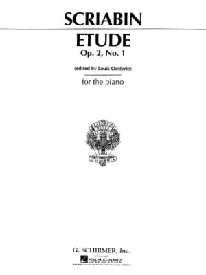 Etude in C# Minor, Op. 2, No. 1 Etude in C# Minor, Op. 2, No. 1