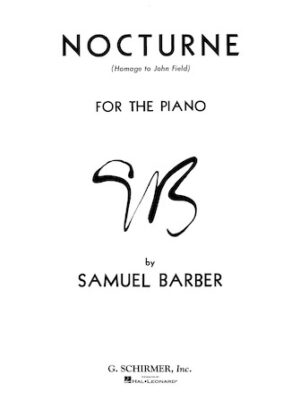 Nocturne Op. 33 – Homage to John Fields Nocturne Op. 33 – Homage to John Fields