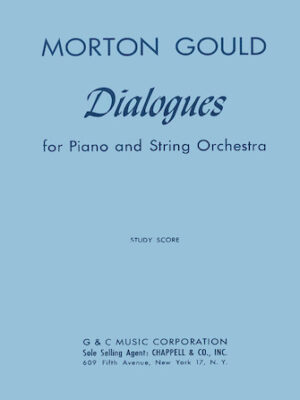 Dialogues For Piano And String Orchestra Study Score Dialogues For Piano And String Orchestra Study Score