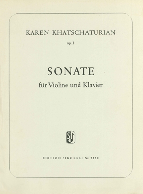 Sonate Op1 Vn/pno Sonate Op1 Vn/pno