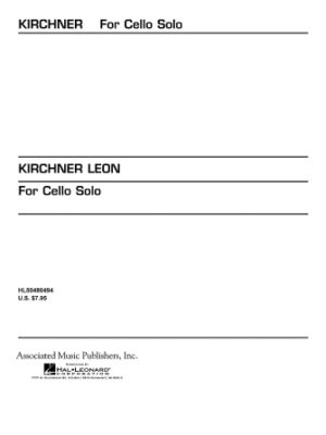 For Cello Solo (1986) For Cello Solo (1986)