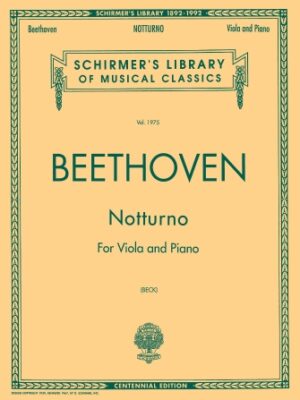 Notturno For Viola And Piano Centennial Edition Notturno For Viola And Piano Centennial Edition