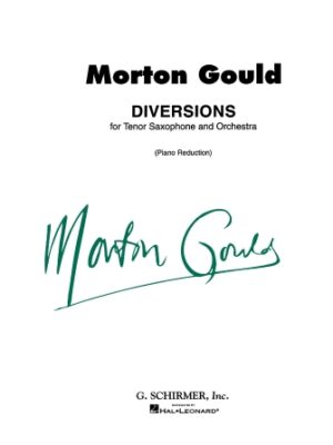 Diversions for Tenor Saxophone and Piano Diversions for Tenor Saxophone and Piano