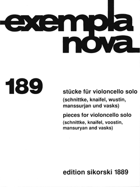 Stucke for Solo Cello Stucke for Solo Cello