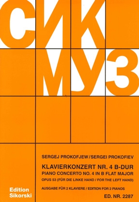 Piano Concerto, Op. 53, No. 4 for Left Hand