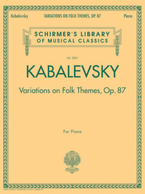 Variations on Folk Themes, Op. 87 Variations on Folk Themes, Op. 87