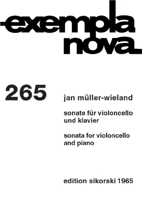 Sonata for Cello and Piano Sonata for Cello and Piano