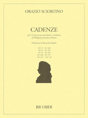 Cadenzas to Mozart Piano Concertos Cadenzas to Mozart Piano Concertos