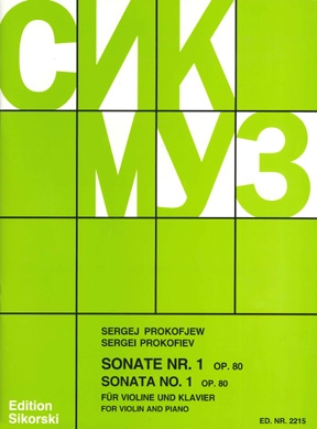 Sonata No. 1 Op. 80 Sonata No. 1 Op. 80
