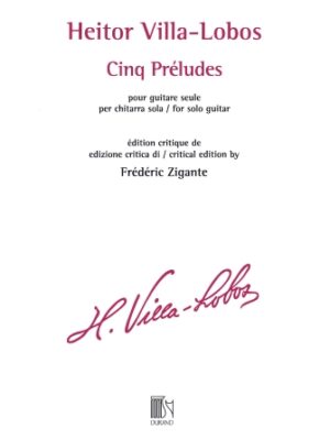 Cinq Préludes for Solo Guitar Cinq Préludes for Solo Guitar