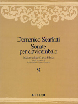 Sonate per Clavicembalo Volume 9 Critical Edition Sonate per Clavicembalo Volume 9 Critical Edition