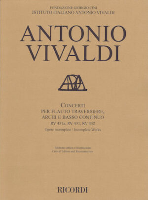 Concerti Rv 431a, 431, 432 Transversal (Modern) Flute, Strings Concerti Rv 431a, 431, 432 Transversal (Modern) Flute, Strings