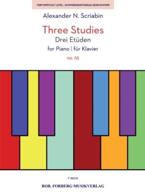 Three Studies for Piano, Op. 65 Three Studies for Piano, Op. 65