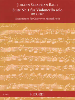 Suite No. 1 for Cello Solo, BWV 1007 Suite No. 1 for Cello Solo, BWV 1007